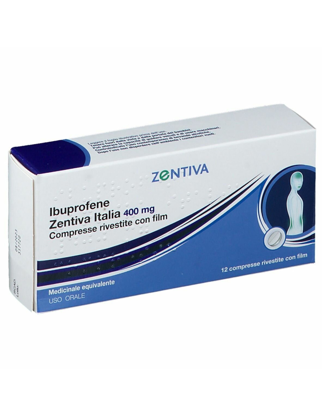 Ibuprofene (zentiva italia)*12 cpr riv 400 mg